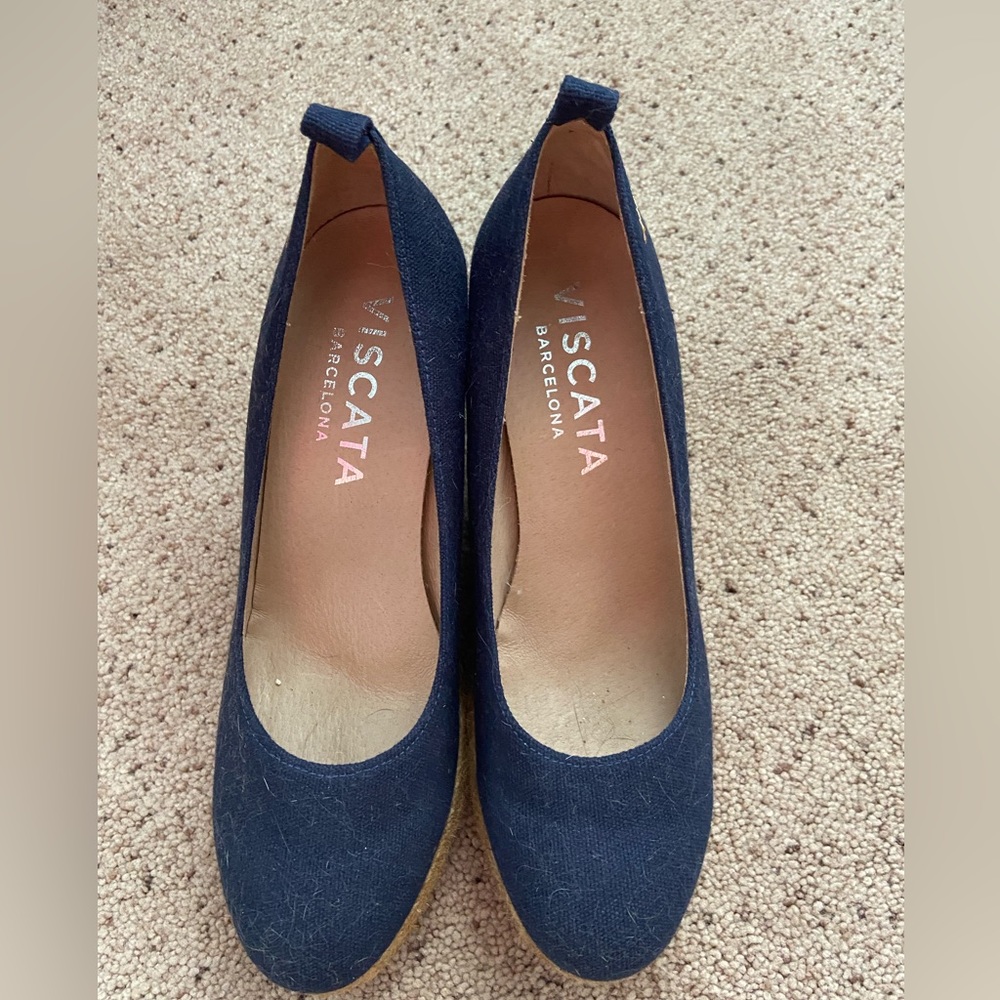 Viscata navy wedges